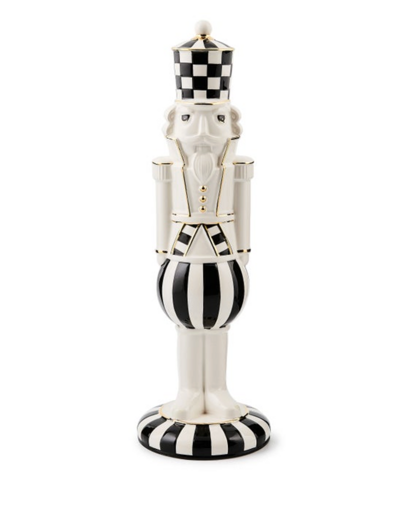 Courtly Noel Ceramic Nutcracker Figurine