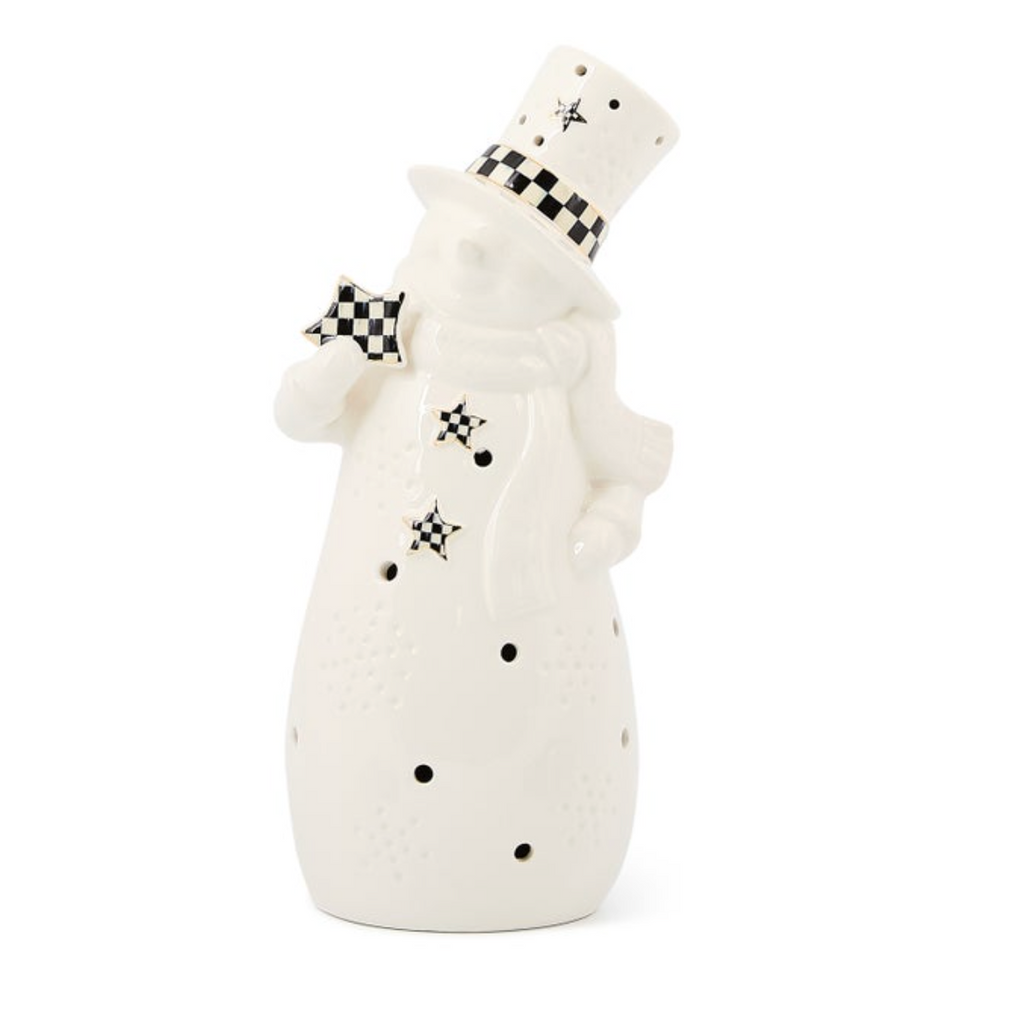 Courtly Noel Illuminated Snowman
