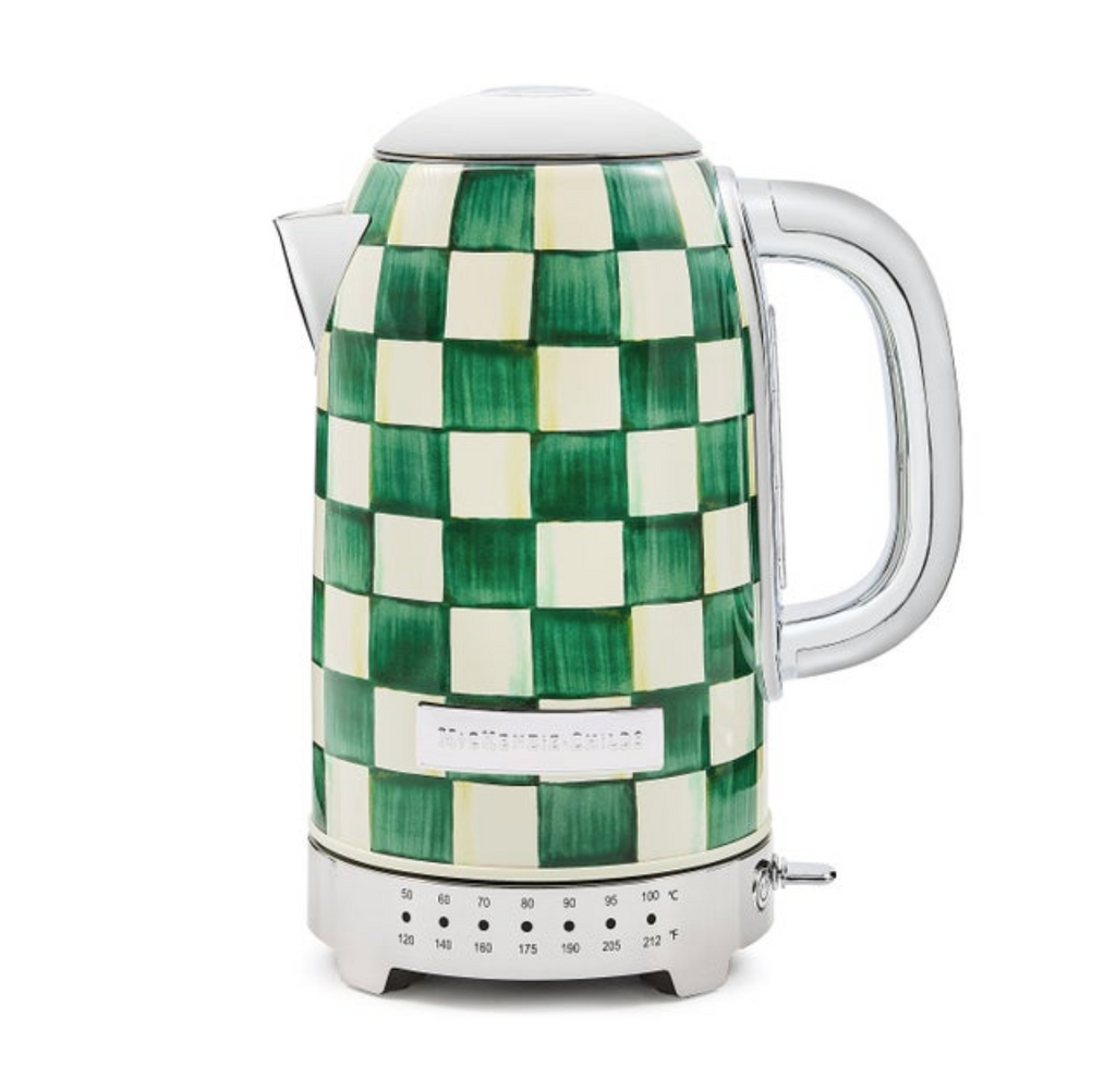 Emerald Check Electric Kettle