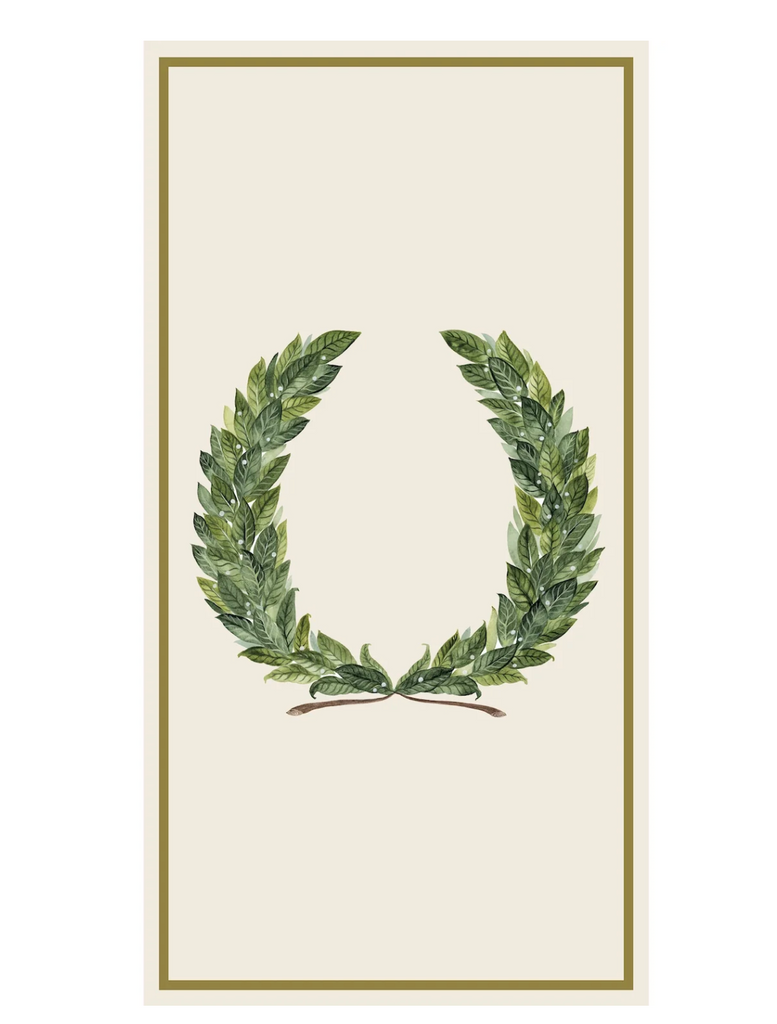 Laurel Wreath Guest Napkin