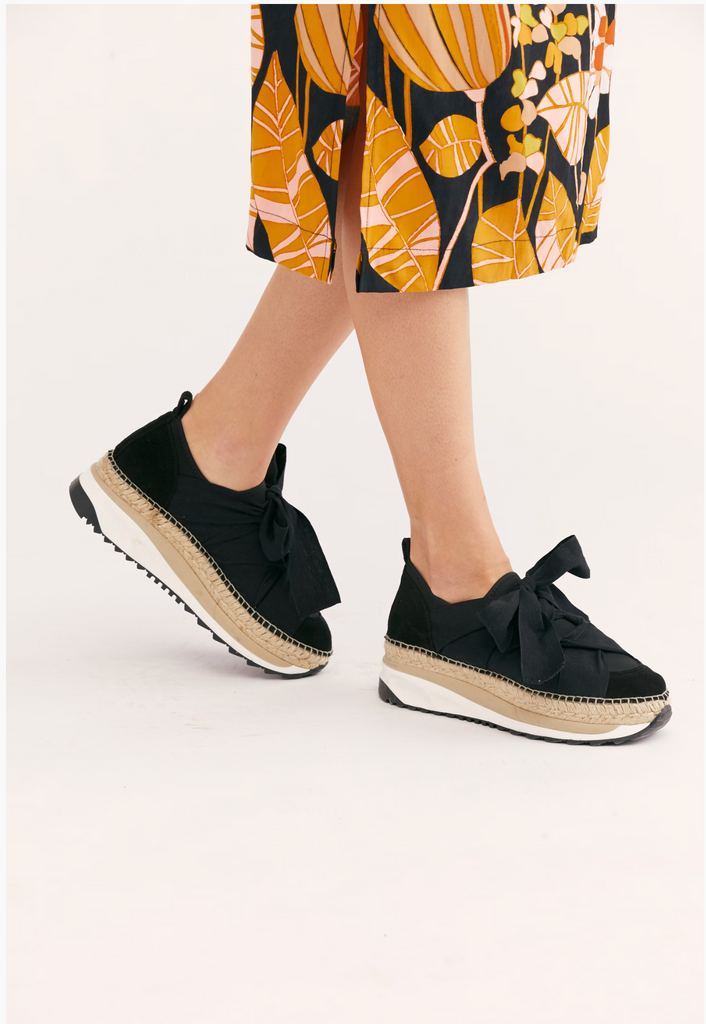CHAPMIN ESPADRILLE SNEAKER / BLACK