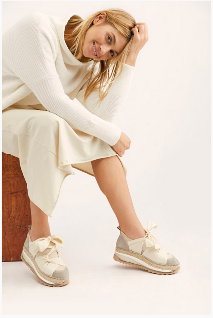 CHAPMIN ESPADRILLE SNEAKER / IVORY