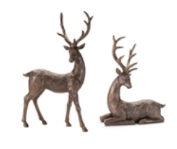 Deer (2 Asst) 13.5"H, 18"H Resin