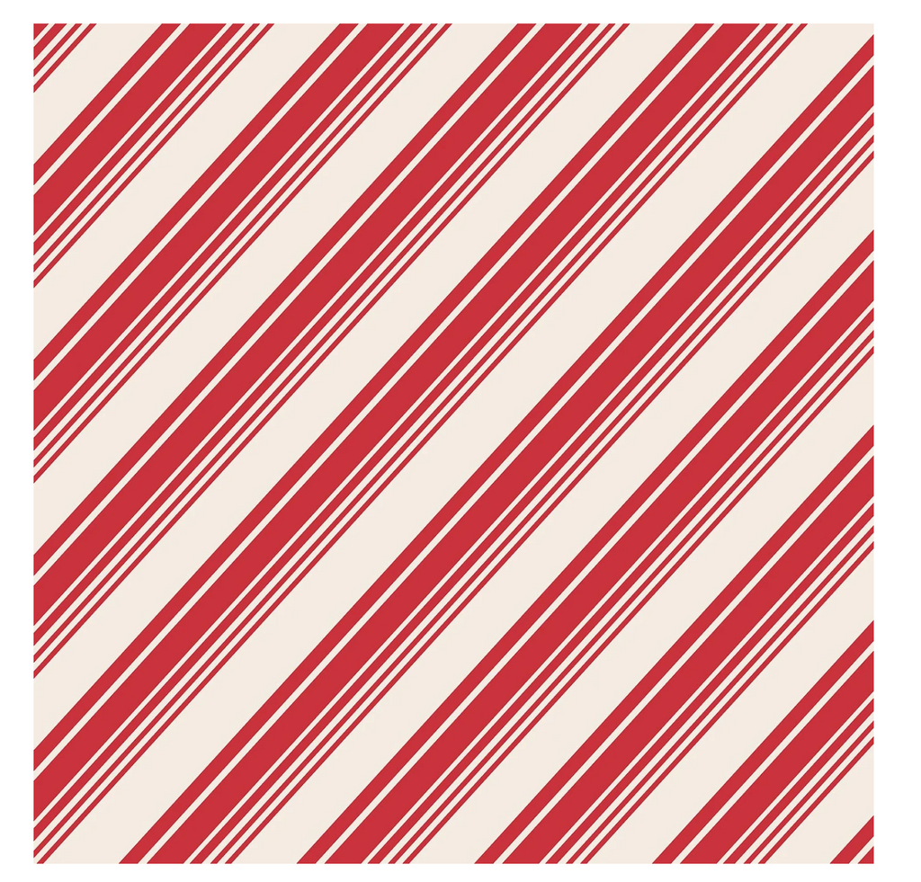Peppermint Stripe Cocktail Napkins