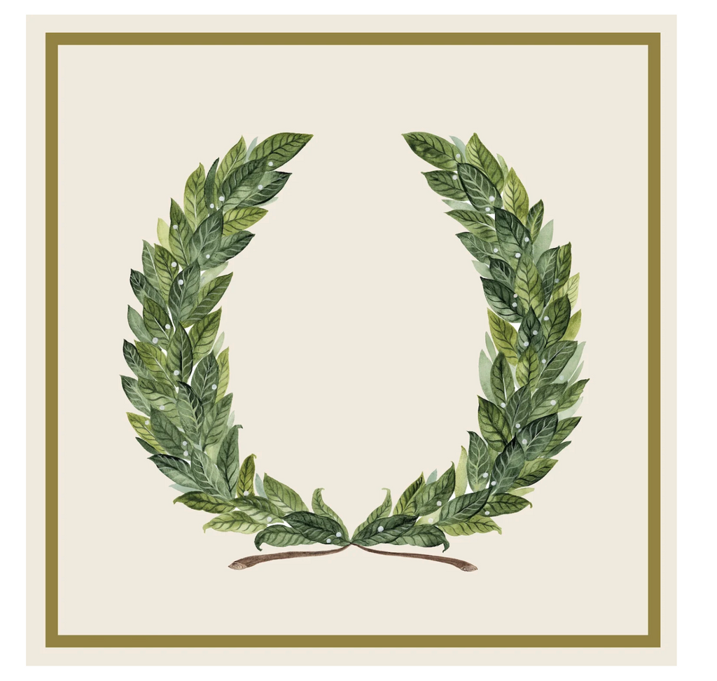 Laurel Wreath Cocktail Napkins