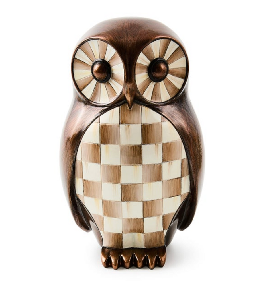 Mocha Check Owl
