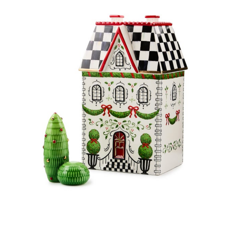 Holly Village Illuminated Ceramic Cottage