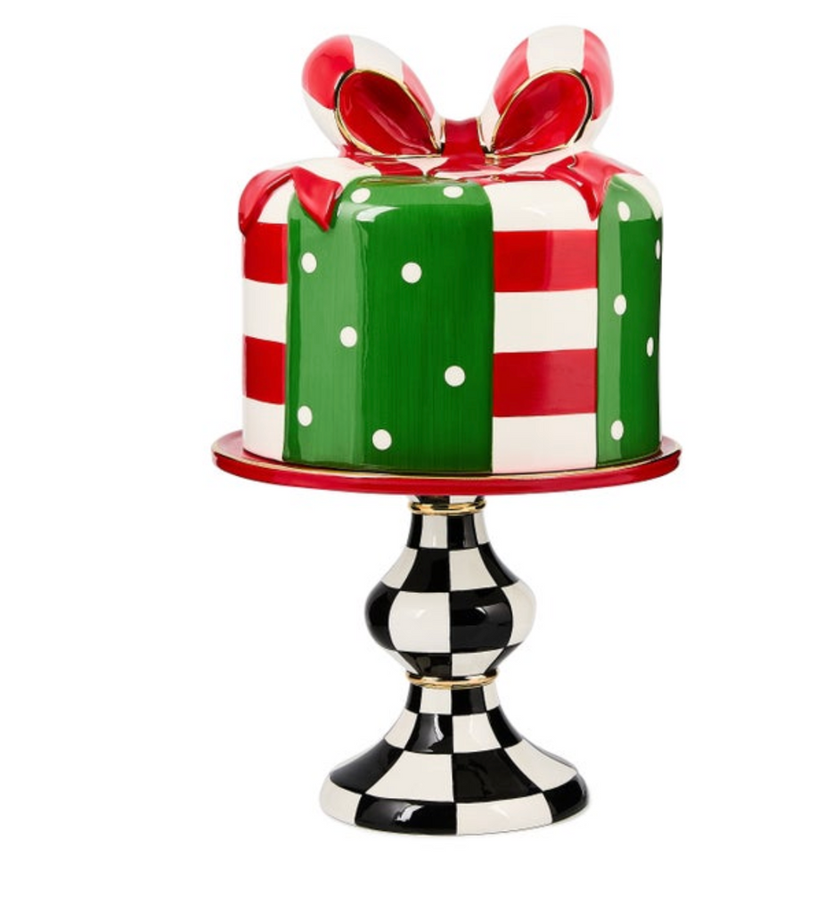Check It Out Gift Lidded Cake Stand