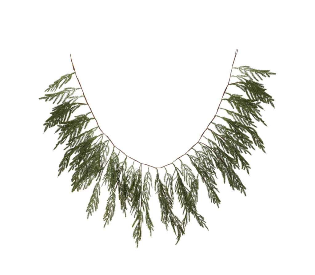 Faux Cypress Garland 72"L x 20"H