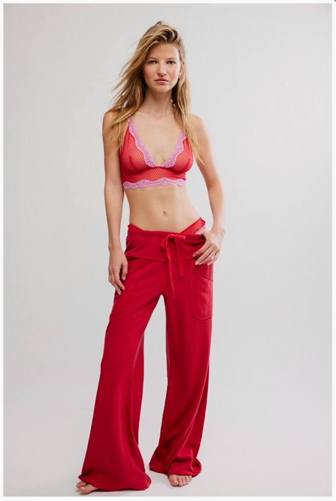 STAYCATION LOUNGE PANT / DEEP CHERRY