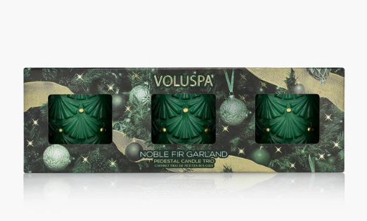 Noble Fir Boxed Pedestal Trio - Voluspa