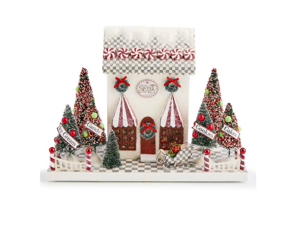 Check It Out Illuminated Sweet Shop Paper House