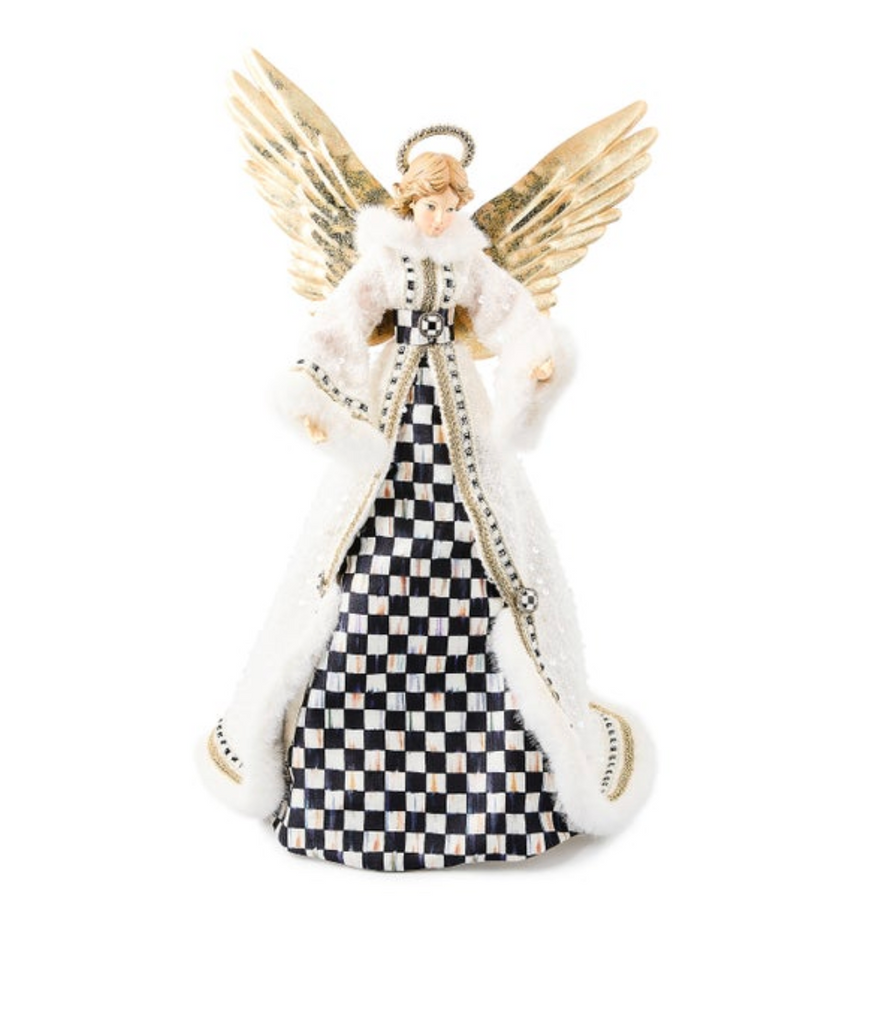 Courtly Noel Fabric Angel Tree Topper