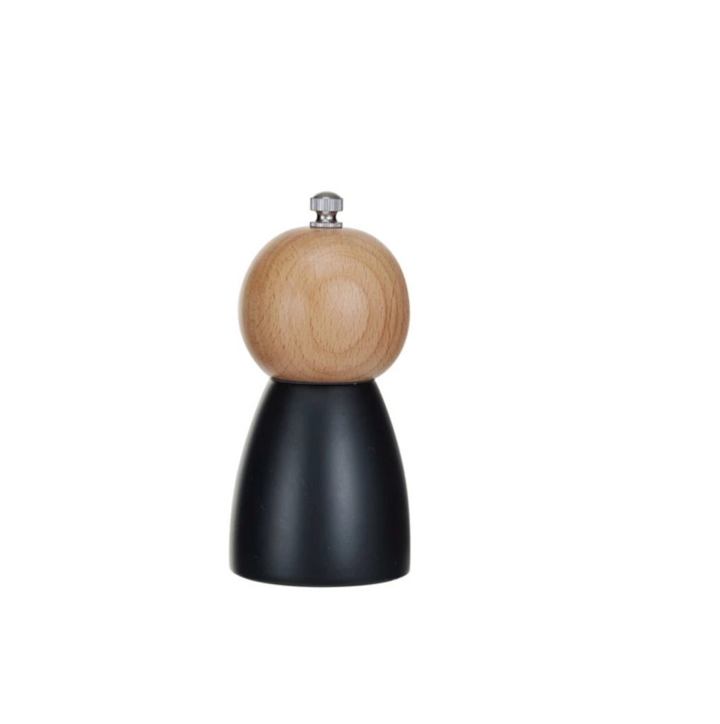 Two-Tone Rubberwood Salt/Pepper Mill