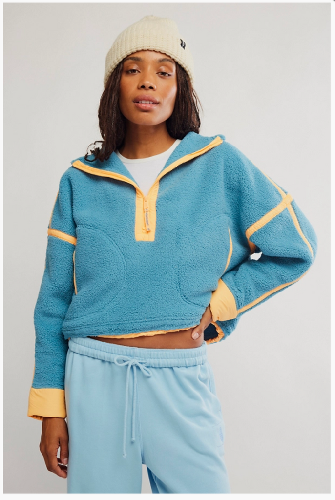 MOUNTAIN HIGH 1/2 ZIP / CELESTIAL BLUE