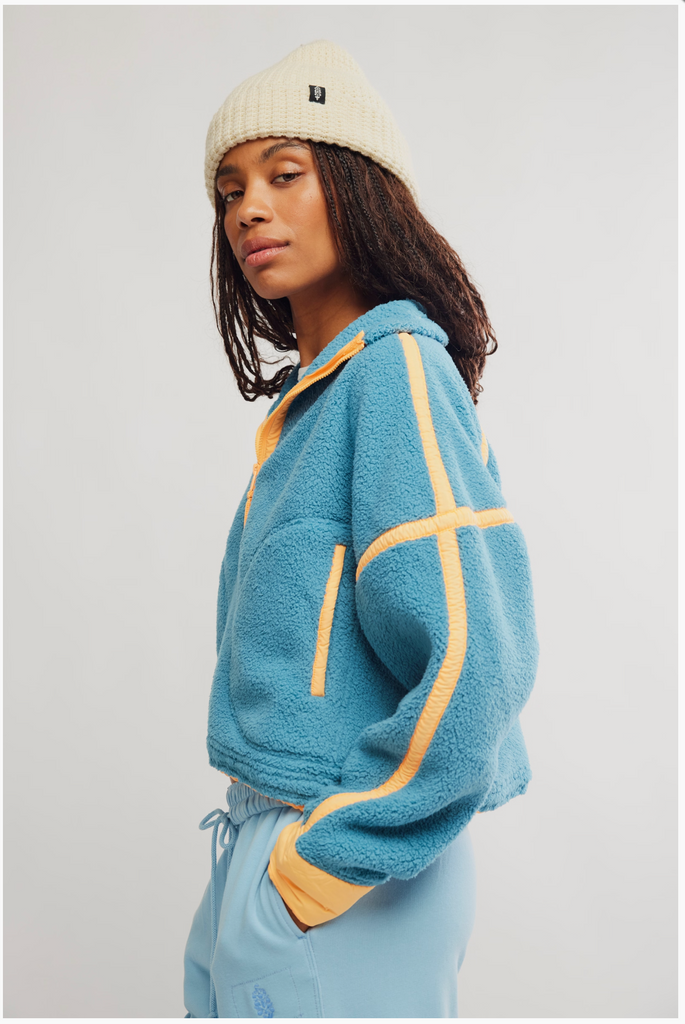 MOUNTAIN HIGH 1/2 ZIP / CELESTIAL BLUE