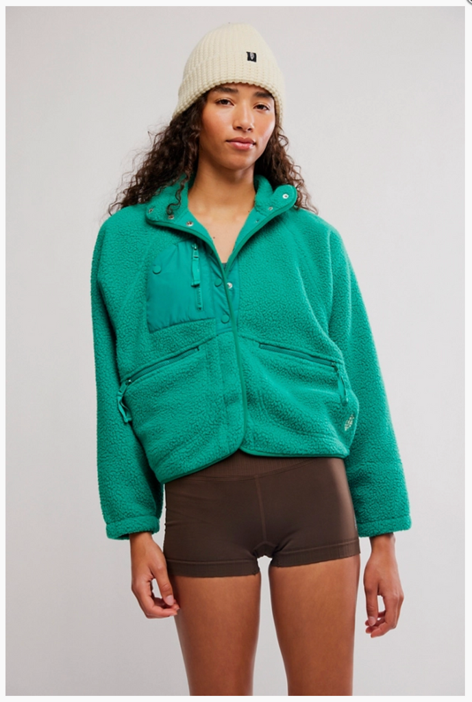 HIT THE SLOPES JACKET / GREEN GLOW