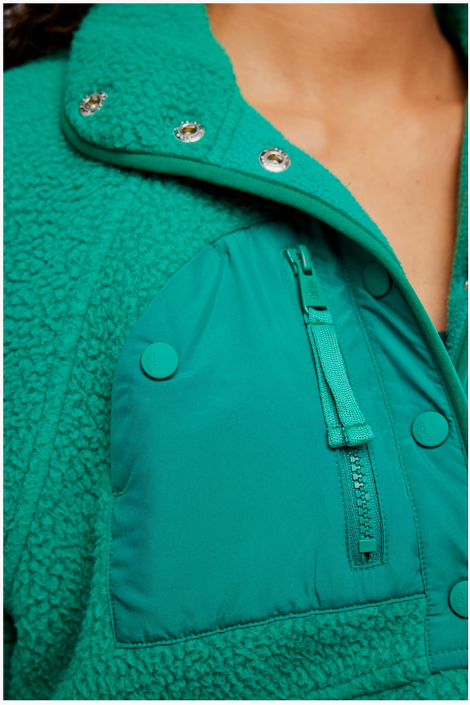 HIT THE SLOPES JACKET / GREEN GLOW