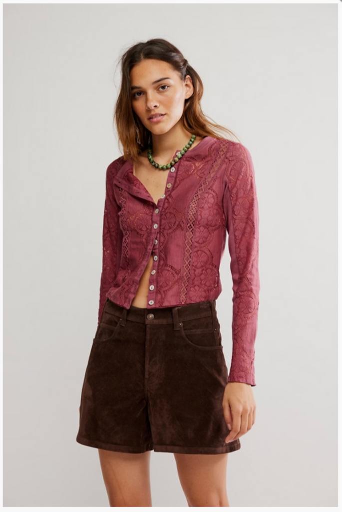 JAE KNIT LONG SLEEVE / CRUSHED BERRY