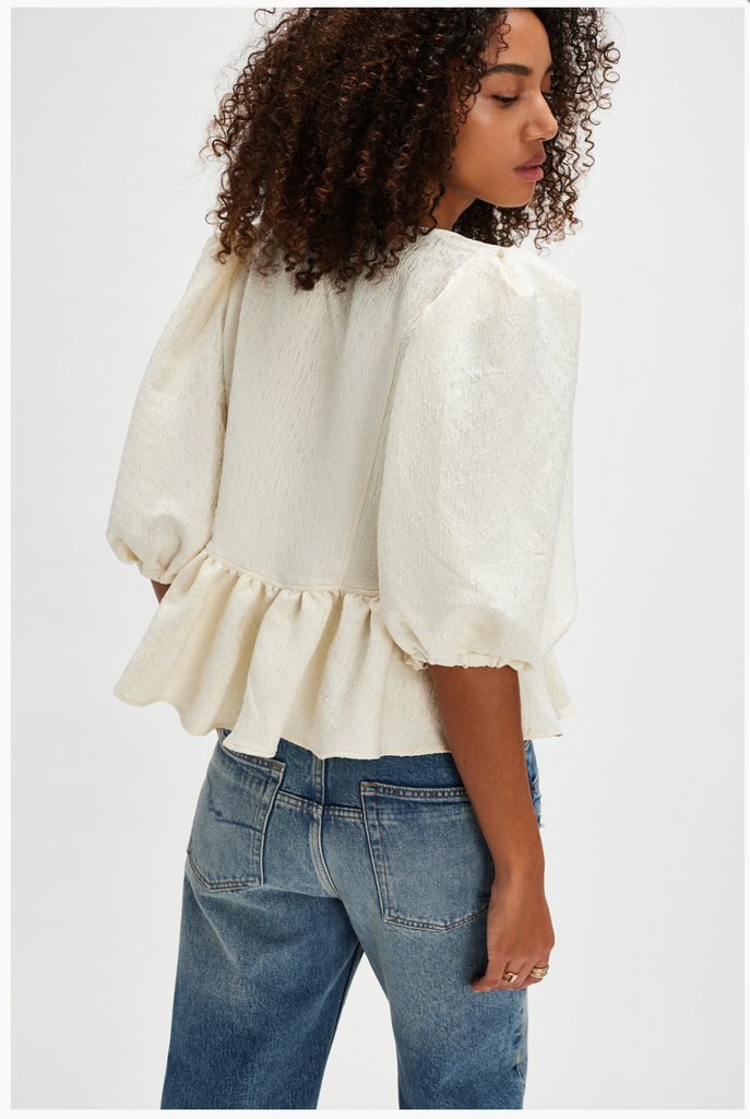 PAMELA BOW TOP / WHITE ALYSSUM