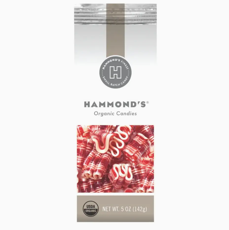 Organic Classic Candy - Mini Ribbons - Mint - 5 oz Gift Bag