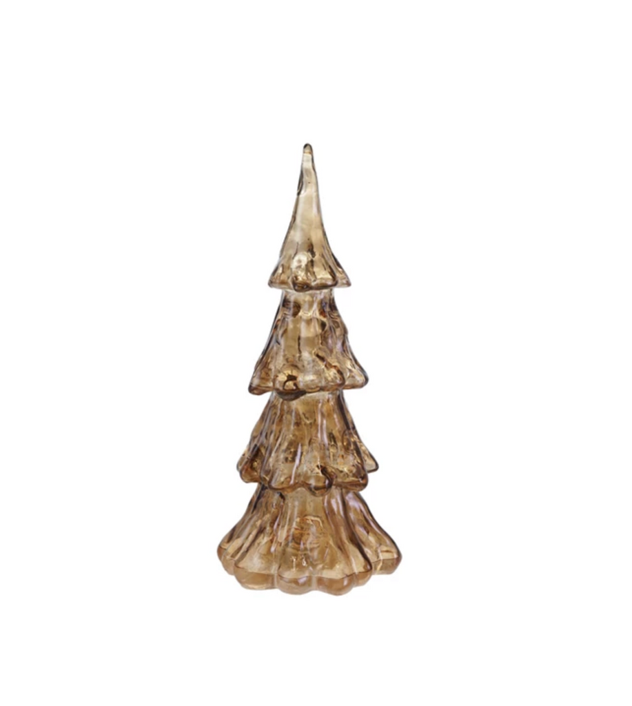 Resin Tree with LED Light, Brown (Requires 3-AAA Batteries)
