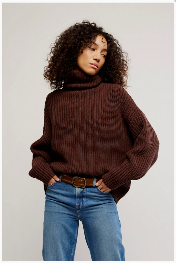 SWIM TOO DEEP PULLOVER / BITTER BARK