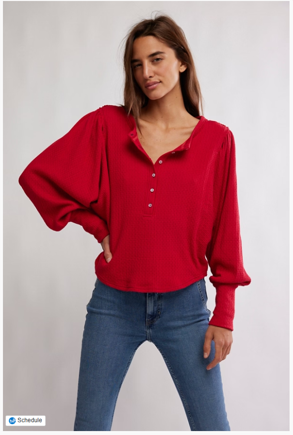 QUINN KNIT TOP / SALSA
