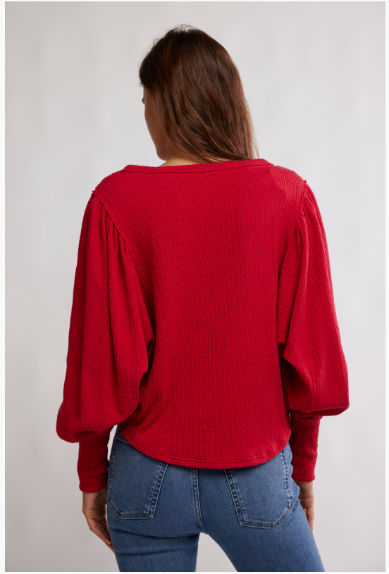 QUINN KNIT TOP / SALSA