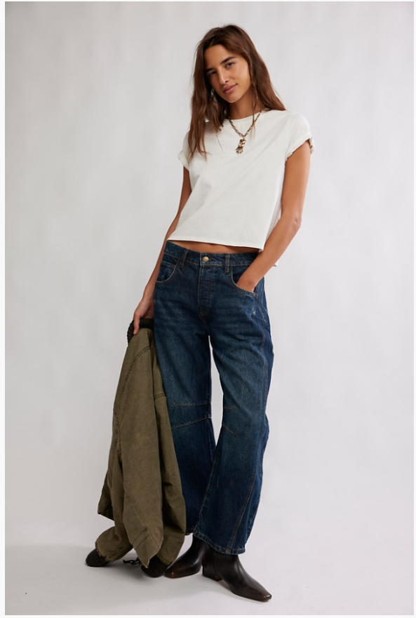 GOOD LUCK MID RISE BARREL / DEEP END