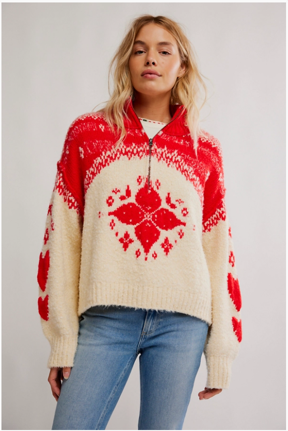 MYTHICAL SWEATER / VANILLA SCARLET COMB