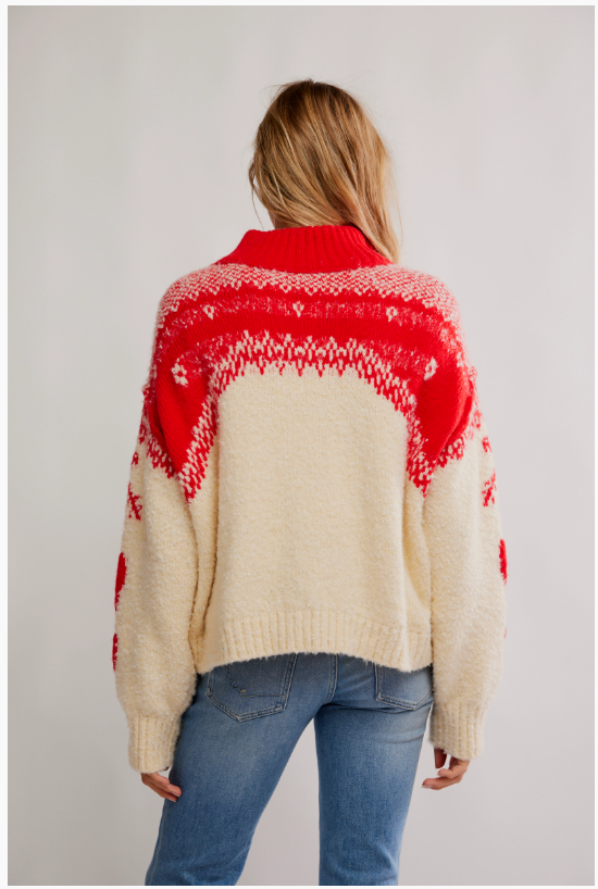 MYTHICAL SWEATER / VANILLA SCARLET COMB