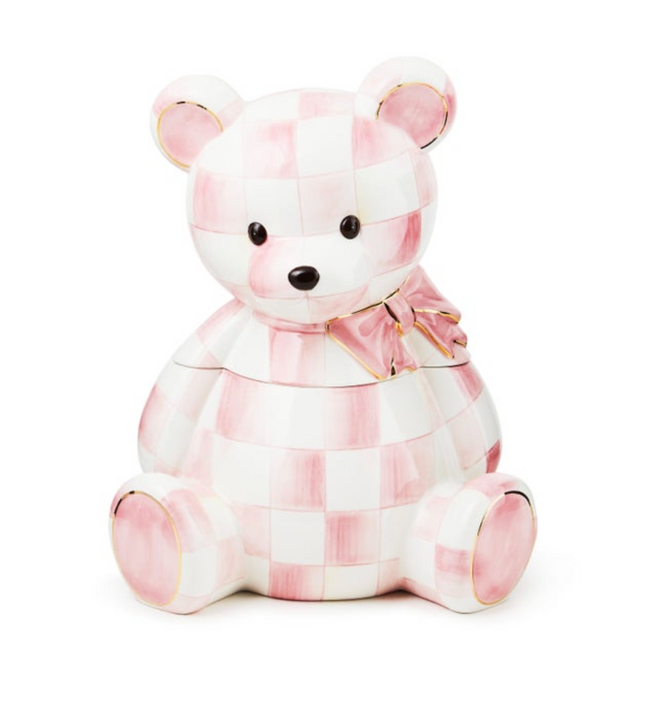 Rosy Bear Cookie Jar