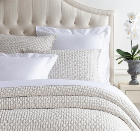 Lodi Sand Matelassé Coverlet Queen