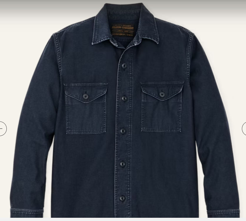 FIELD JAC-SHIRT BLUE MUSSEL FILSON