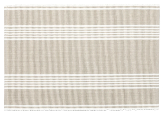 Bistro Stripe Platinum Placemat