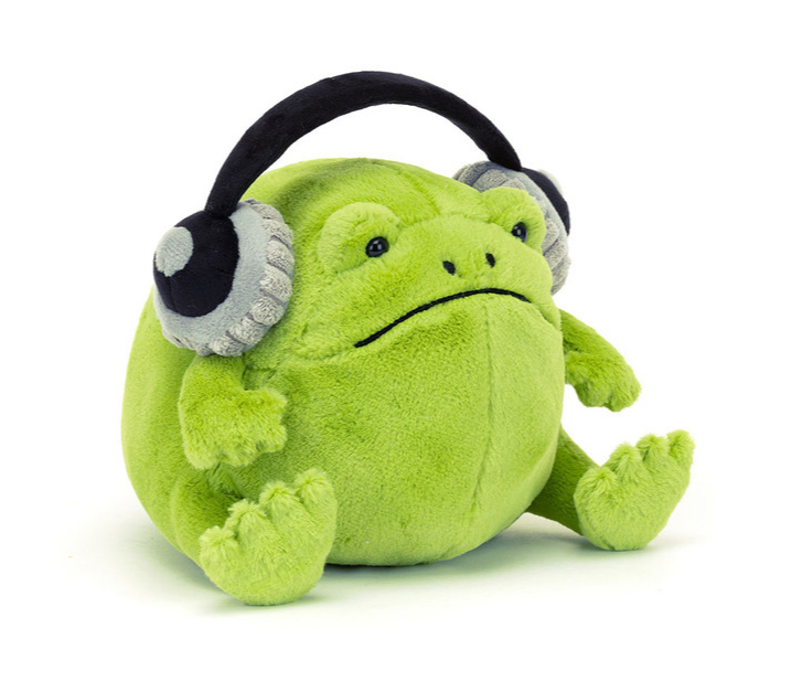 Ricky Rain Frog Headphones Jellycat