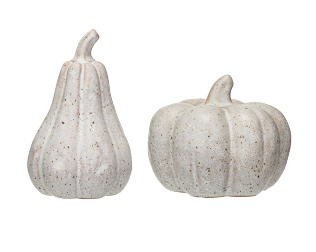 Stoneware Pumpkin, Reactive Glaze, 2 Styles (Each One Will Vary)