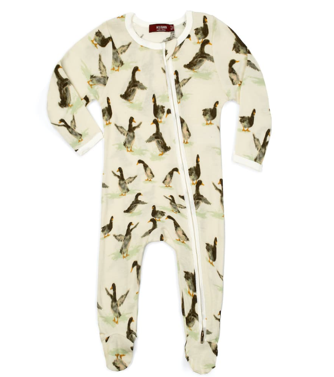 Duck Footed Romper Milkbarn Bamboo