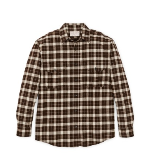 Alaskan Guide Shirt Filson Brown Cream