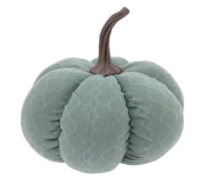 Plush Aqua Blue Pumpkin