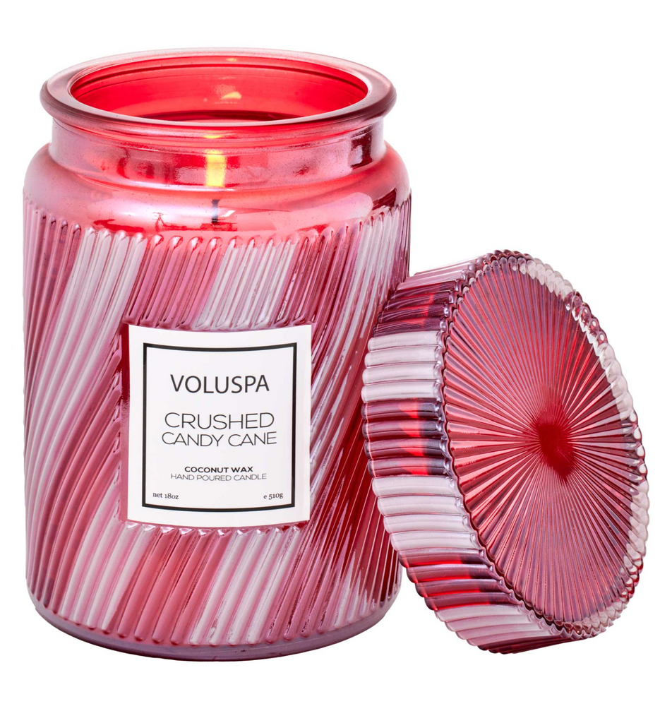 Crushed Candycane Candle Voluspa