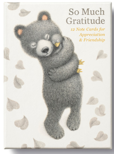 So Much Gratitude Note Cards for appreciation and friendship