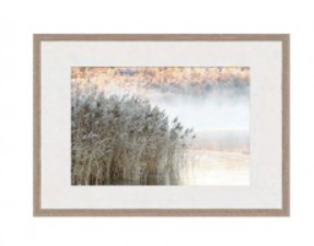 FROSTED RIVERSIDE FRAMED W/ GLASS