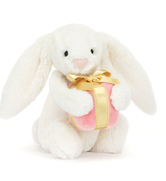 Bashful Bunny with Present