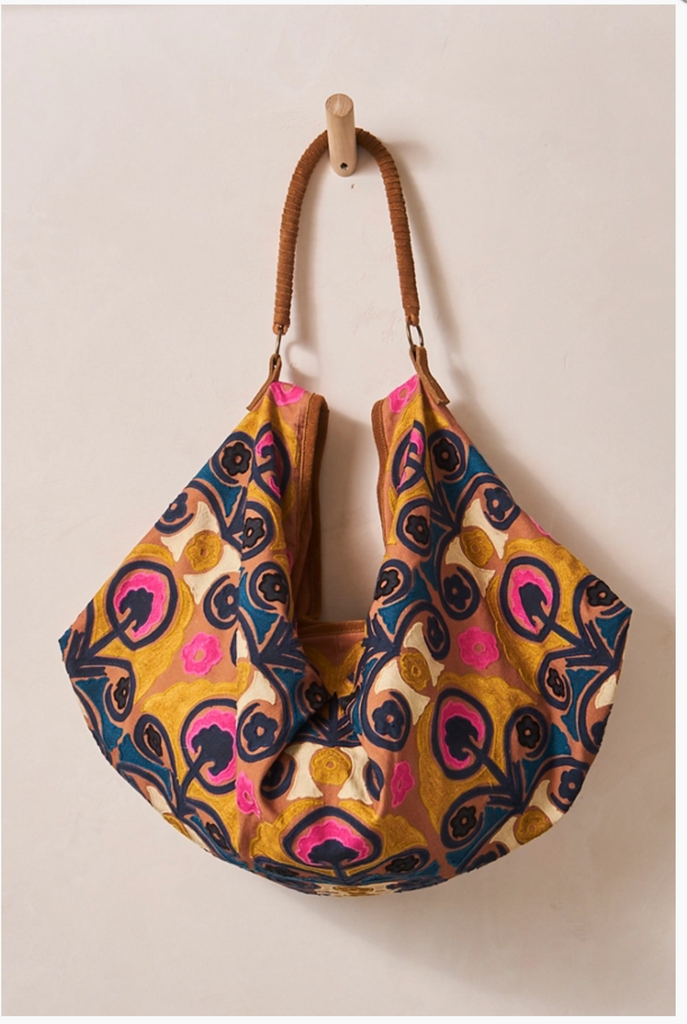 HYPNOTIZED SLOUCHY TOTE / JEWEL TONE