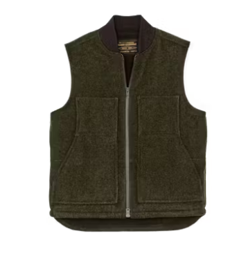 Lined Mackinaw Wool Work Vest