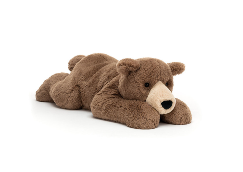 Woody Bear Lying Jellycat