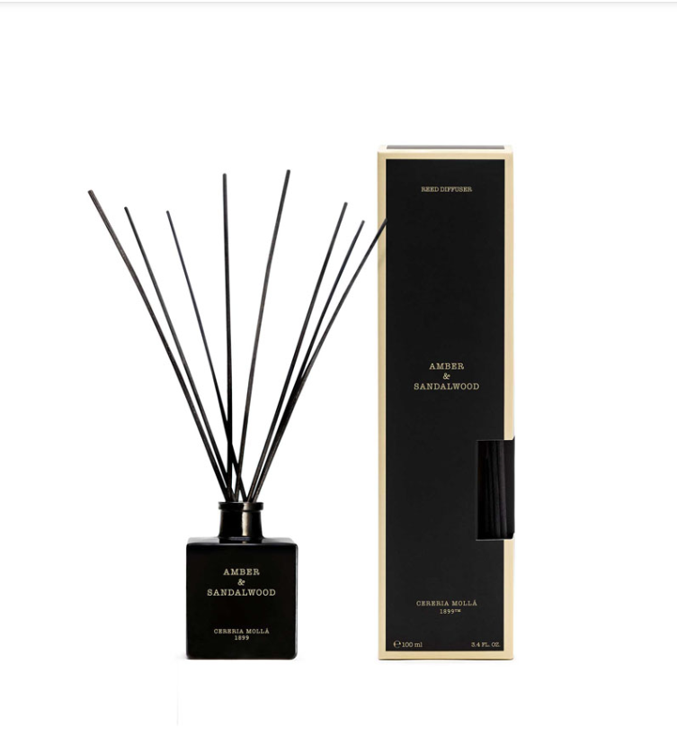 Amber & Sandalwood Reed Diffuser 3.4 Oz