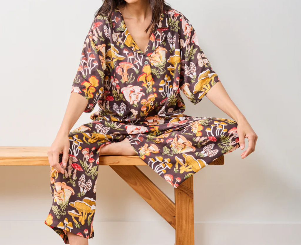 Eco Satin Wildest Dreams Set in Pink Caviar